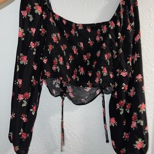 A flower shirt from target